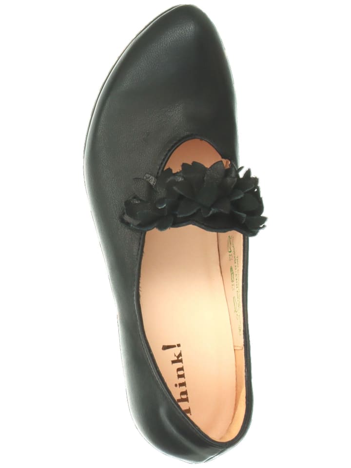 Think! Ballerinas in Schwarz Kombi günstig kaufen