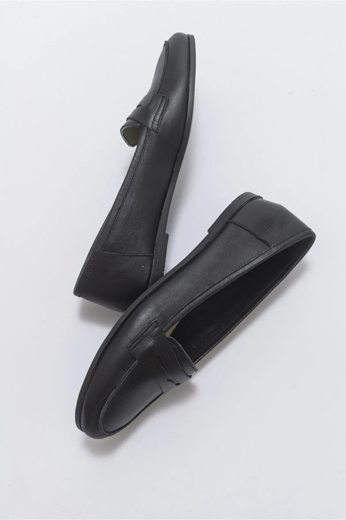 LuviShoes  F02 Ballerinas für Damen in schwarzer Haut