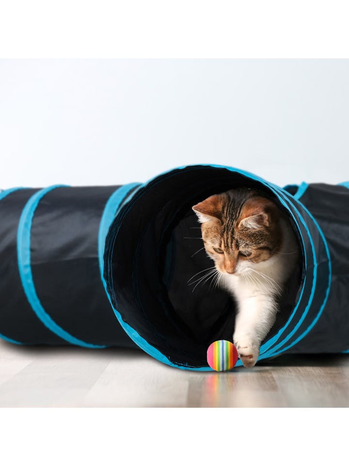 relaxdays Katzentunnel in Bunt günstig kaufen onesize