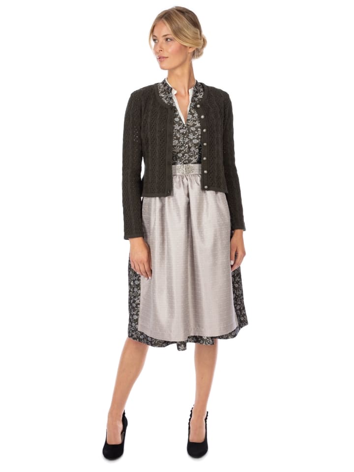 OS-Trachten Strickjacke 457005-0771 in dunkelgrün günstig kaufen