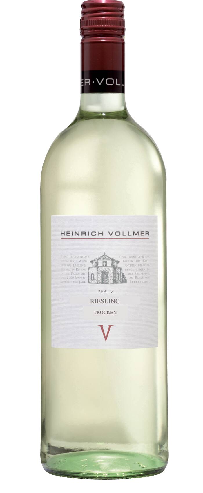 Weingut Heinrich Vollmer Wgt. Riesling Deidesheimer Hofstück trocken 1L 2022