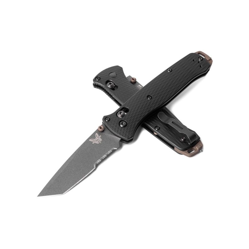 Benchmade Bailout 537SGY-03 Black Tanto Serrated