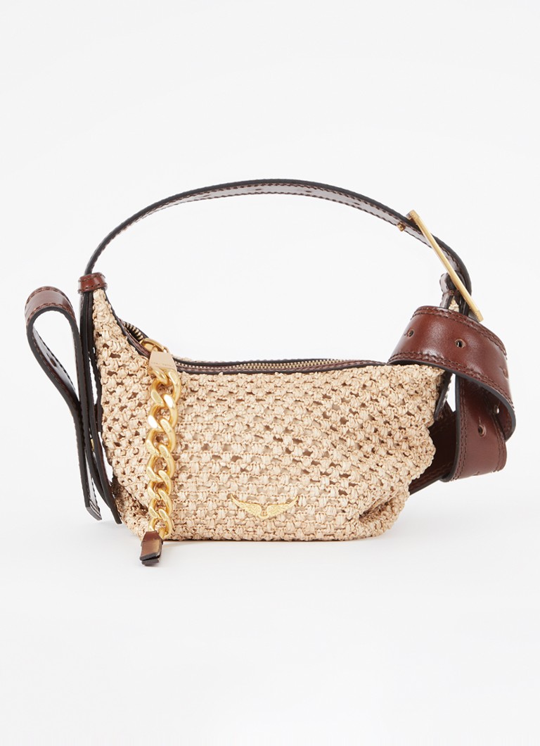 Zadig&Voltaire Le Cecilia XS crossbody-laukku, jossa nahkayksityiskohtia
