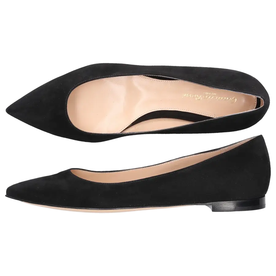 Gianvito Rossi - Ballerinas G20879 Veloursleder - schwarz