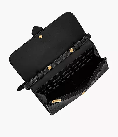 Fossil Crossbody-Geldbörse Harwell Kalbsfell