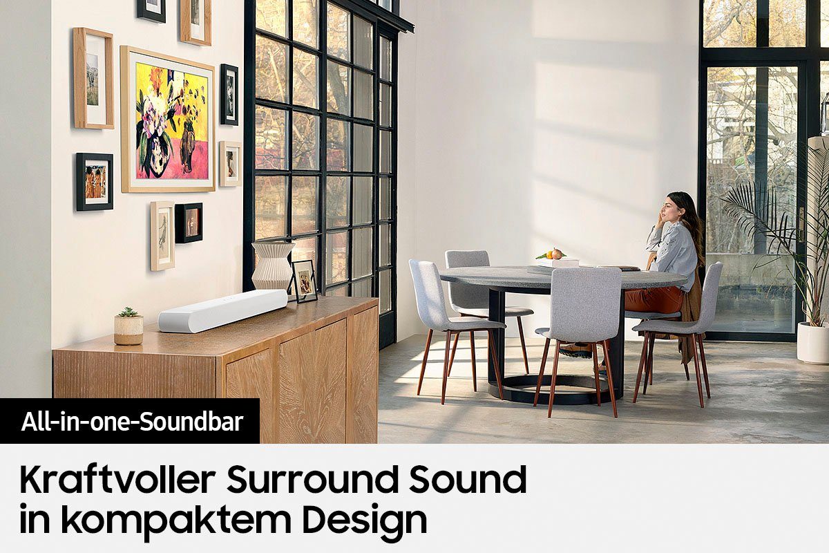 Samsung HW-S66B / HW-S67B 5.0 Soundbar (Bluetooth, WLAN (WiFi), 200 W, 5.0-Kanal,Dolby Atmos 5.0- und DTS Virtual:X-Unterstützung,RMS: 200 W)