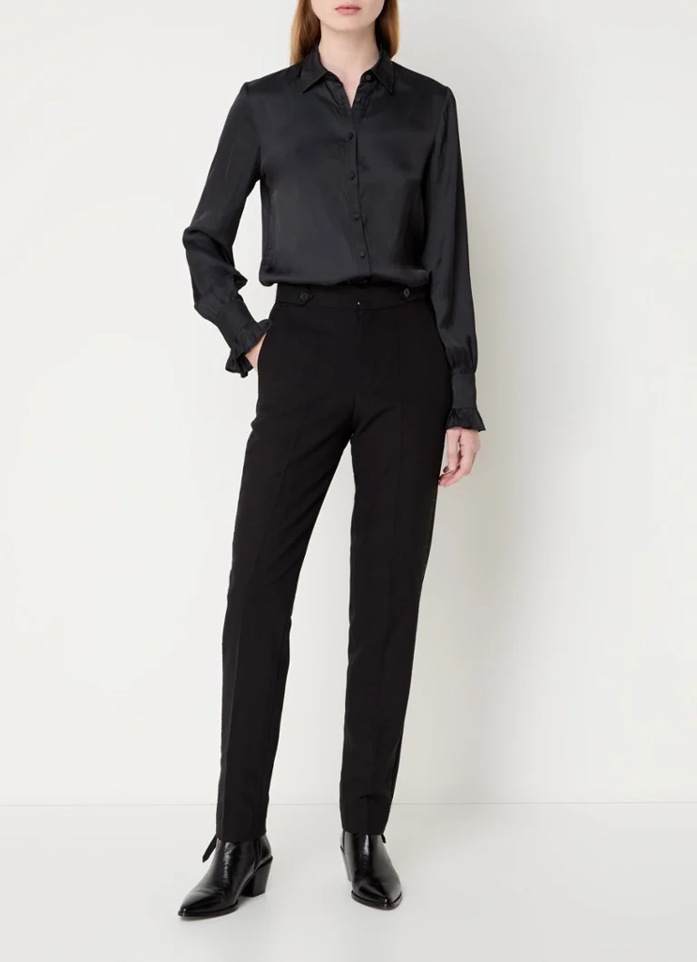 Bluza cu volane din satin Thely Zadig&Voltaire