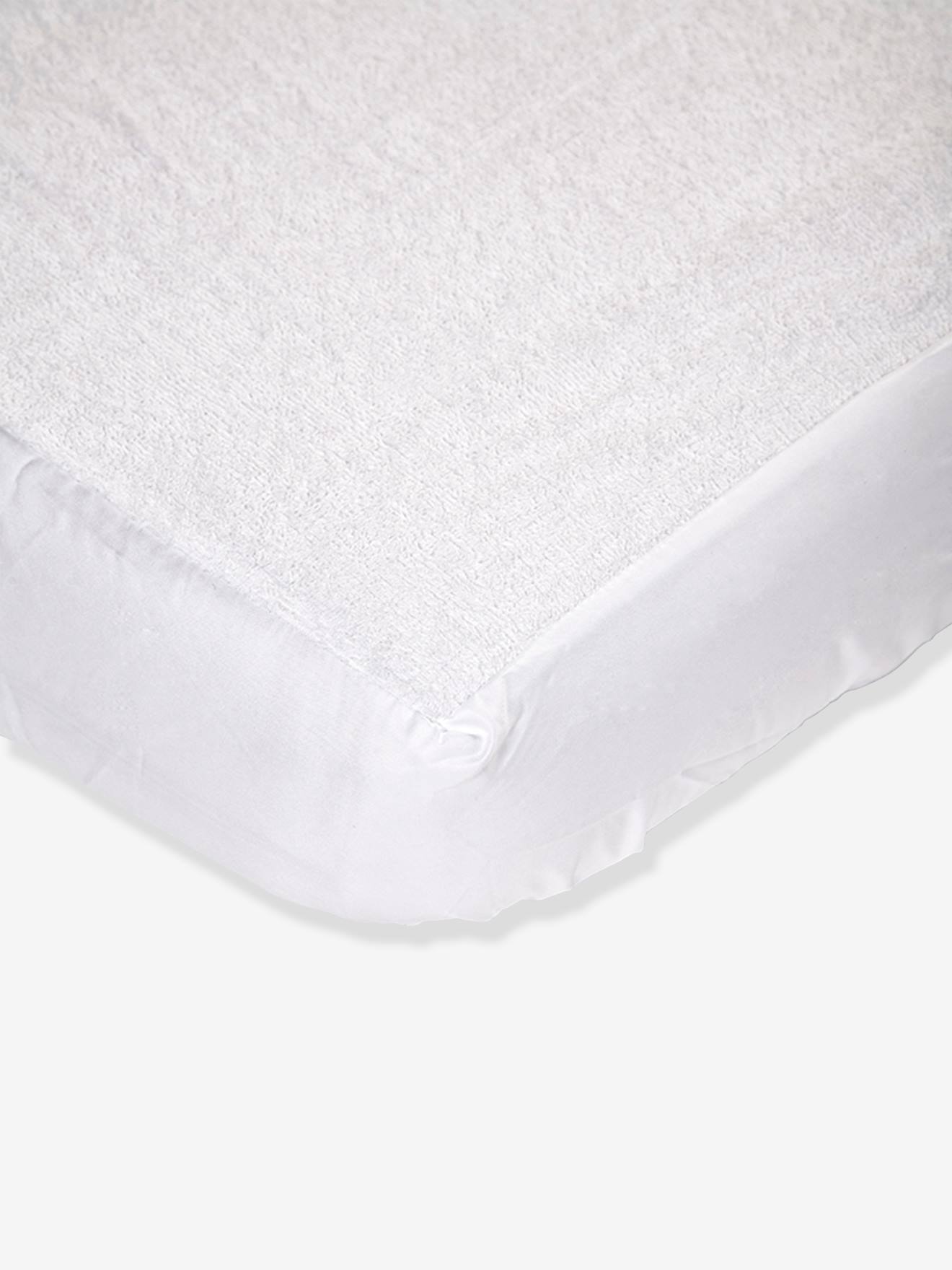 Protection matelas imperméable pour berceau CHILDHOME blanc