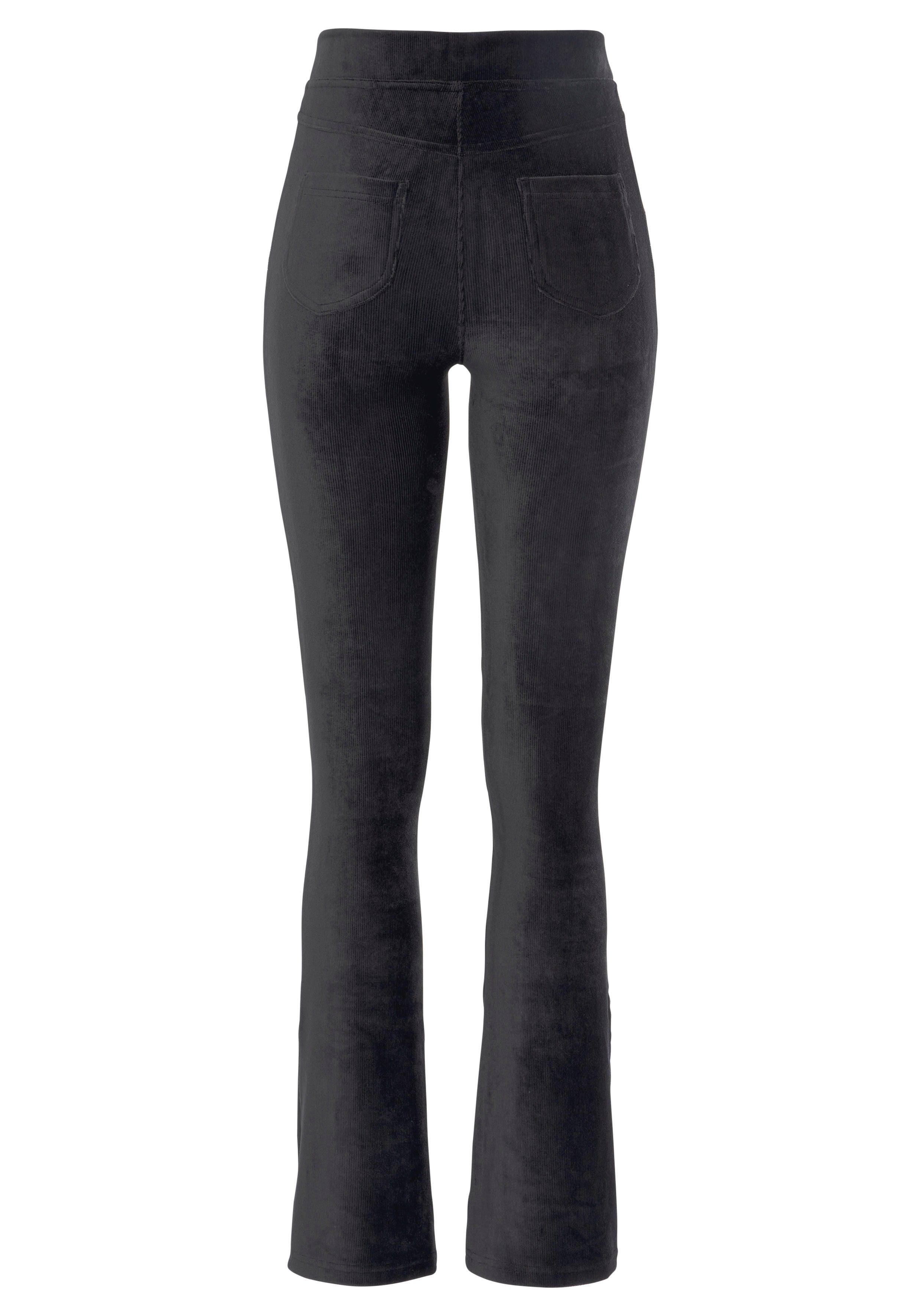 LASCANA Jazzpants aus weichem Material in Cord-Optik, Loungewear