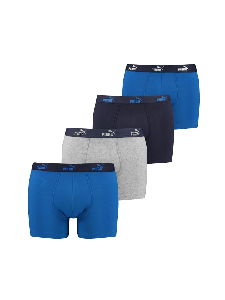 Puma Boxershorts PUMA BW MEN PROMO SEASON Boxer 4P in Blue Combo günstig kaufen