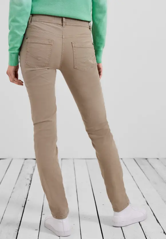 CECIL Slim Fit Hose in Unifarbe
