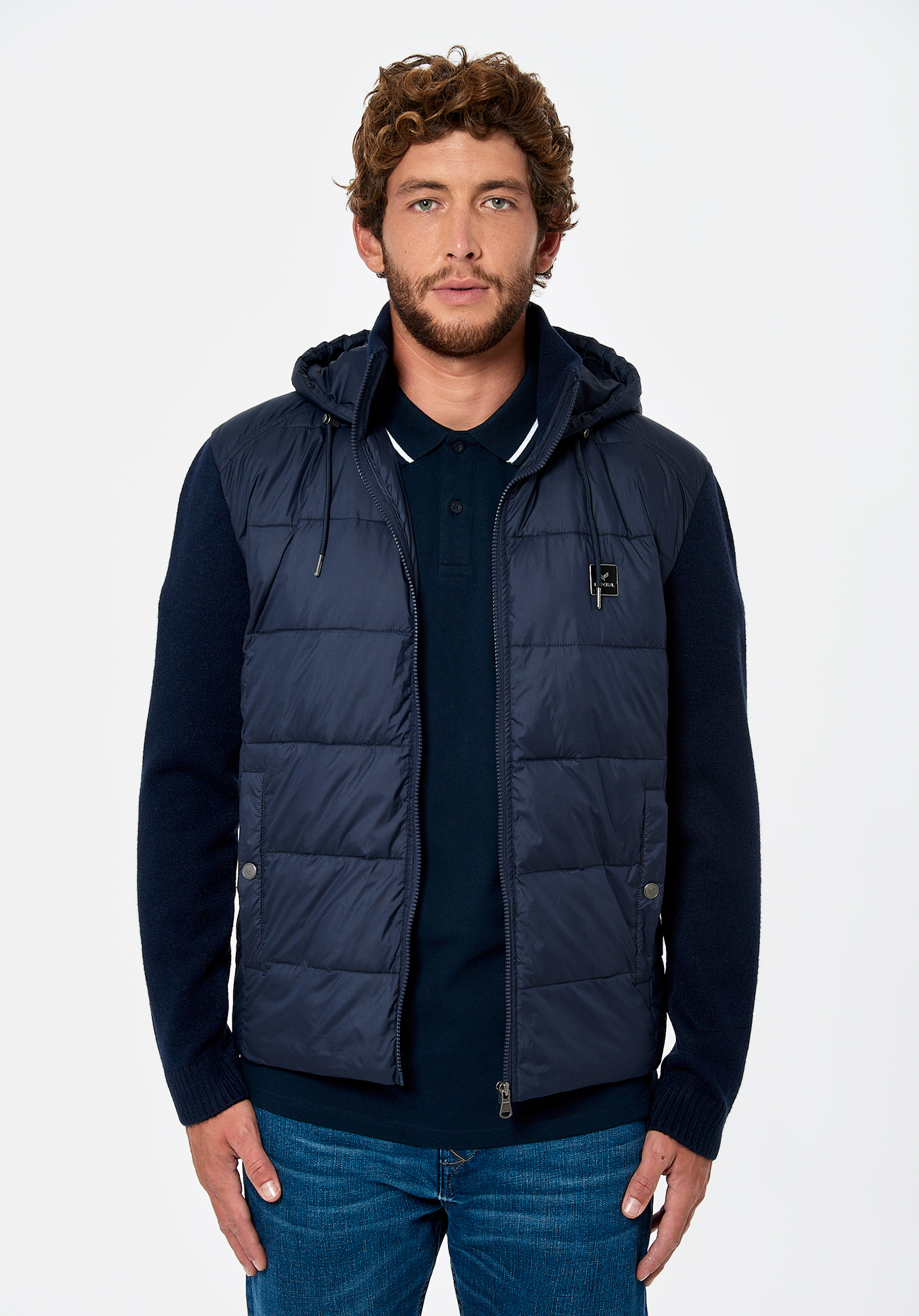 NUZIO  Gilet bleu Homme