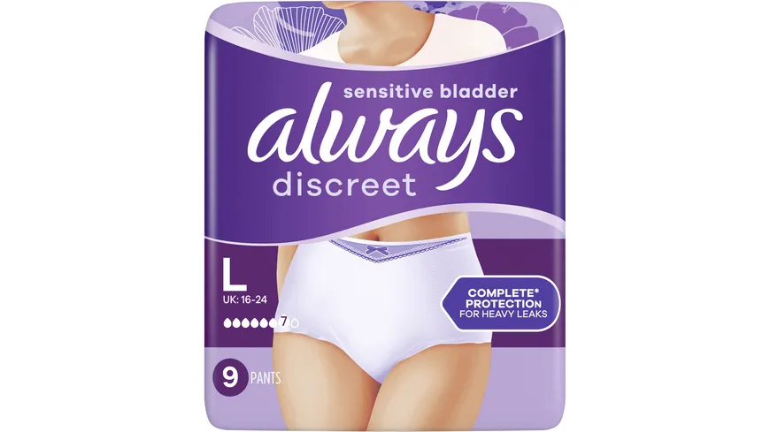 always discreet Inkontinez Höschen Gr. L