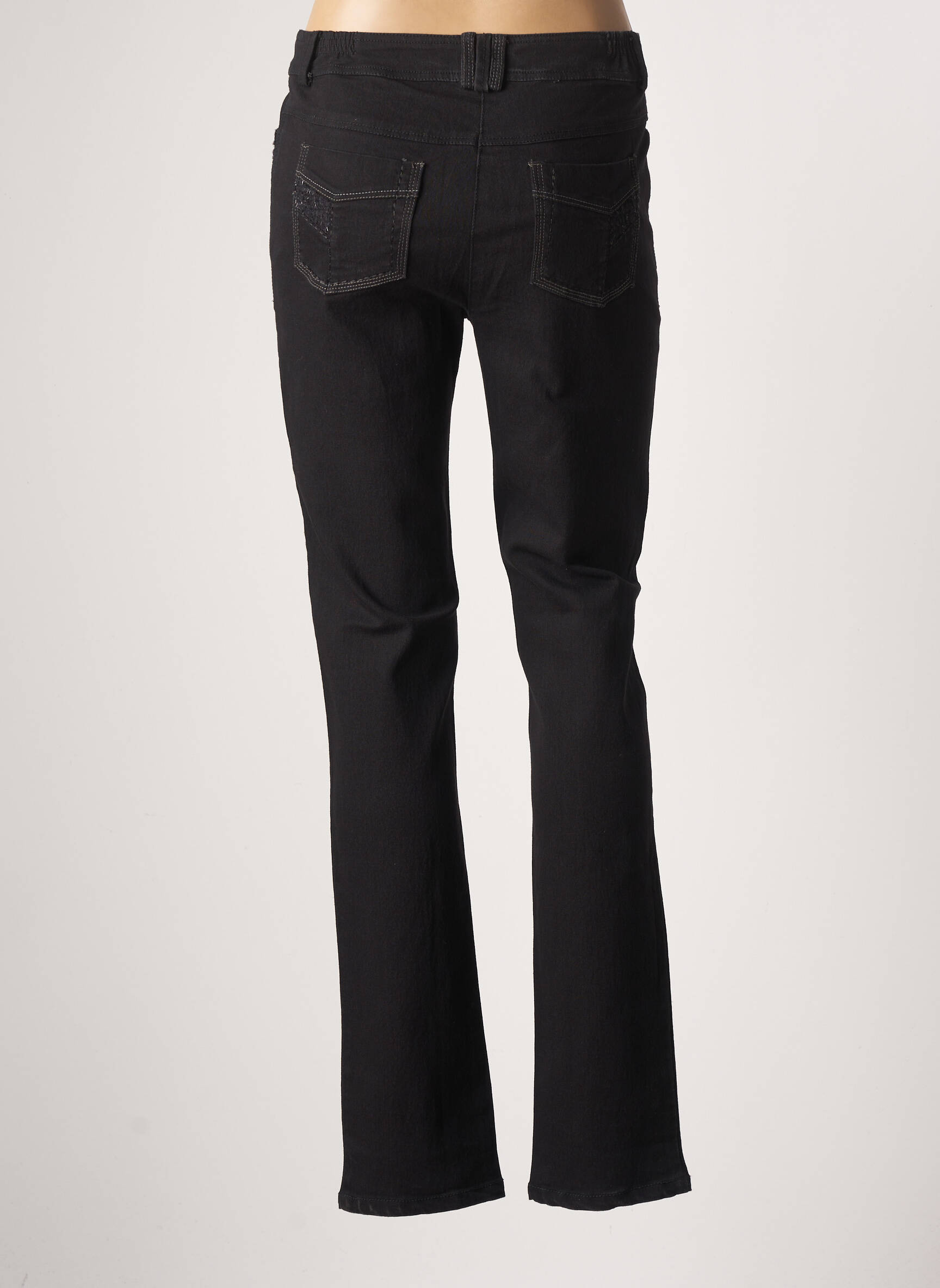 Jac Jac Jeans Coupe Slim Femme couleur noir