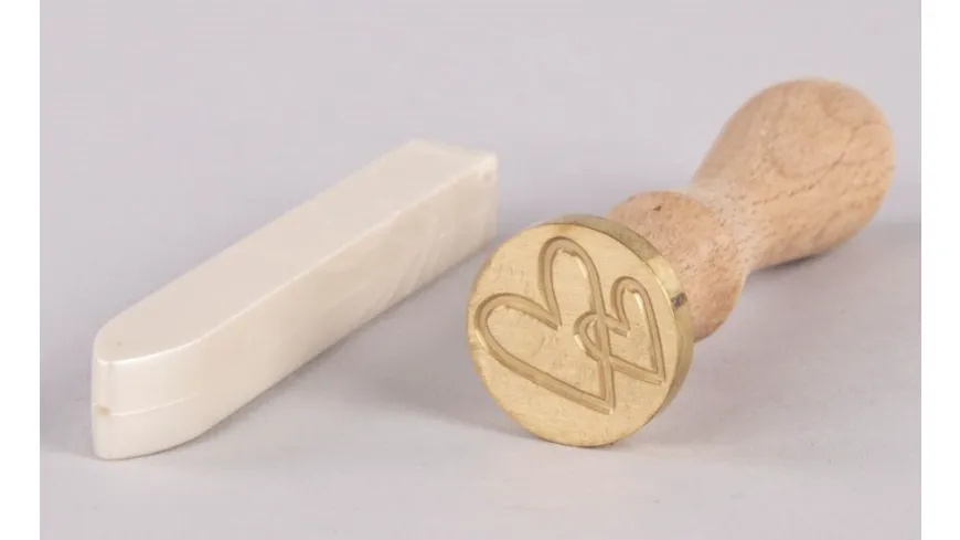 Rayher Siegel-Set Herzen 2,5cm ø