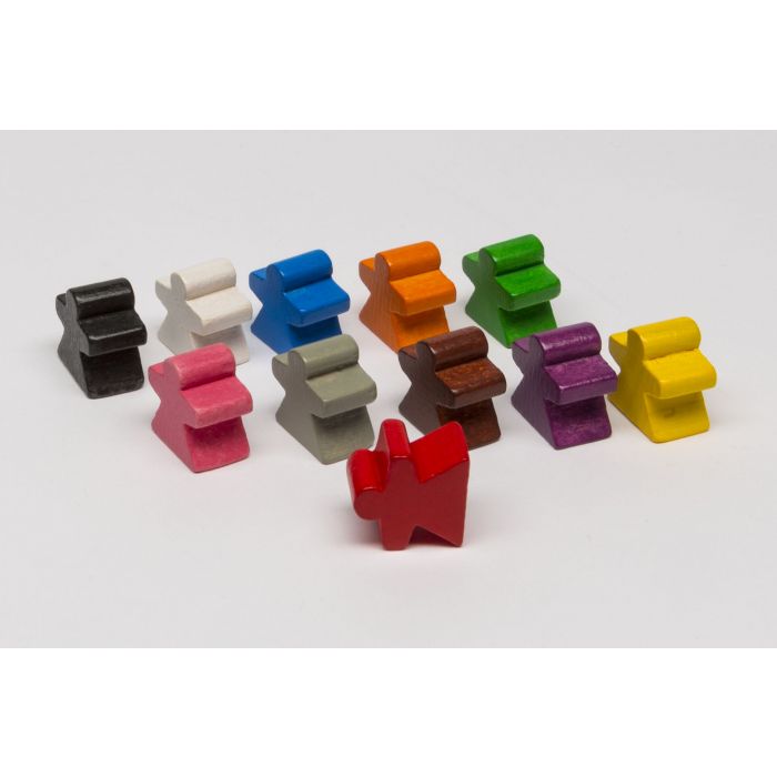 Frauen, Fee, Engel, Priester, Meeple
