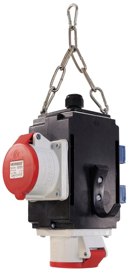 Schwabe 60735 MIXO Viseći prekidači III 2x 230V/16A, 2x CEE 400V/16A 5-pinski