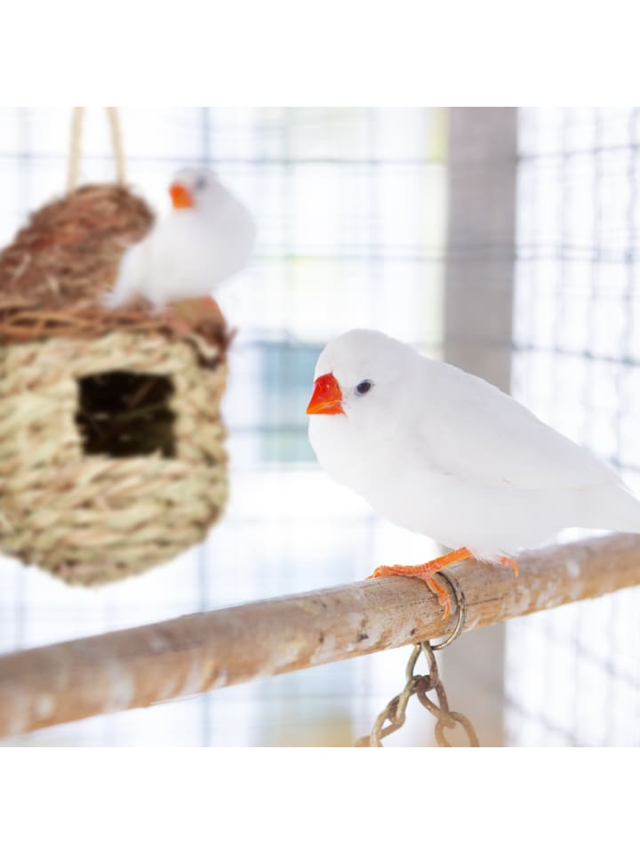 relaxdays Vogelnest für Käfig in Natur - (B)17 x (H)22 x (T)15 cm günstig kaufen onesize