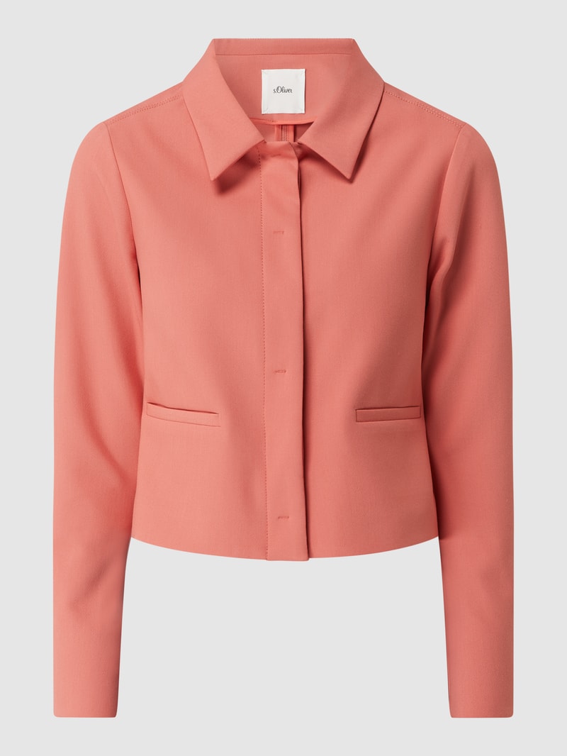 Blazer mit Stretch-Anteil in altrosa