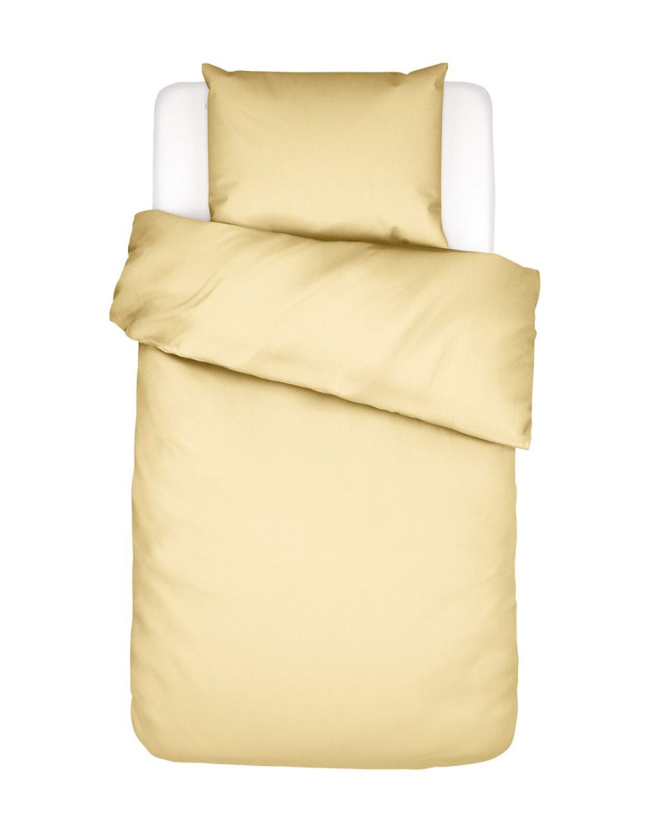 Satin Bettwäsche Minte Yellow 135 x 200 cm