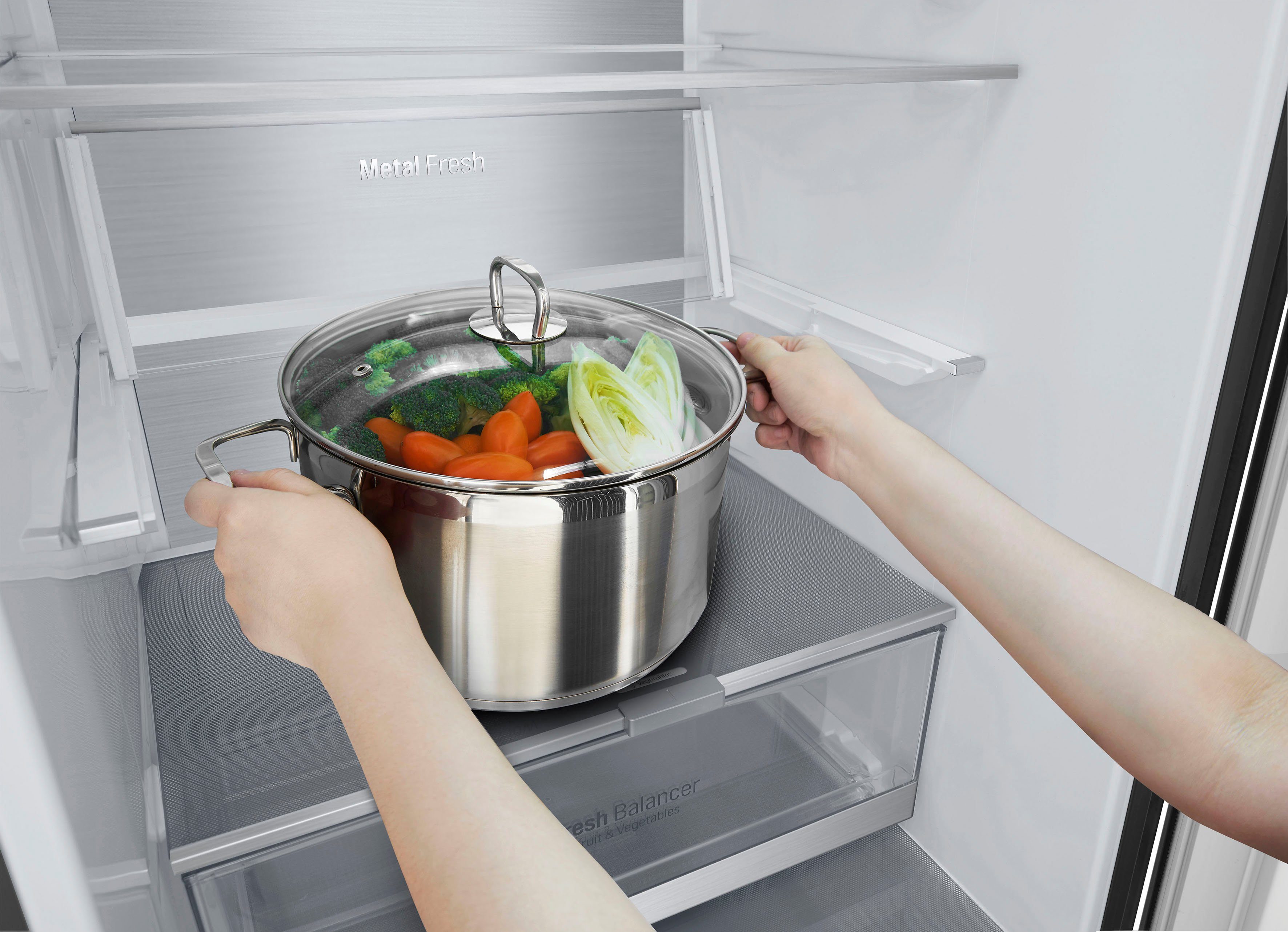 LG Kühl-/Gefrierkombination GBB92MCACP, 203 cm hoch, 59,5 cm breit