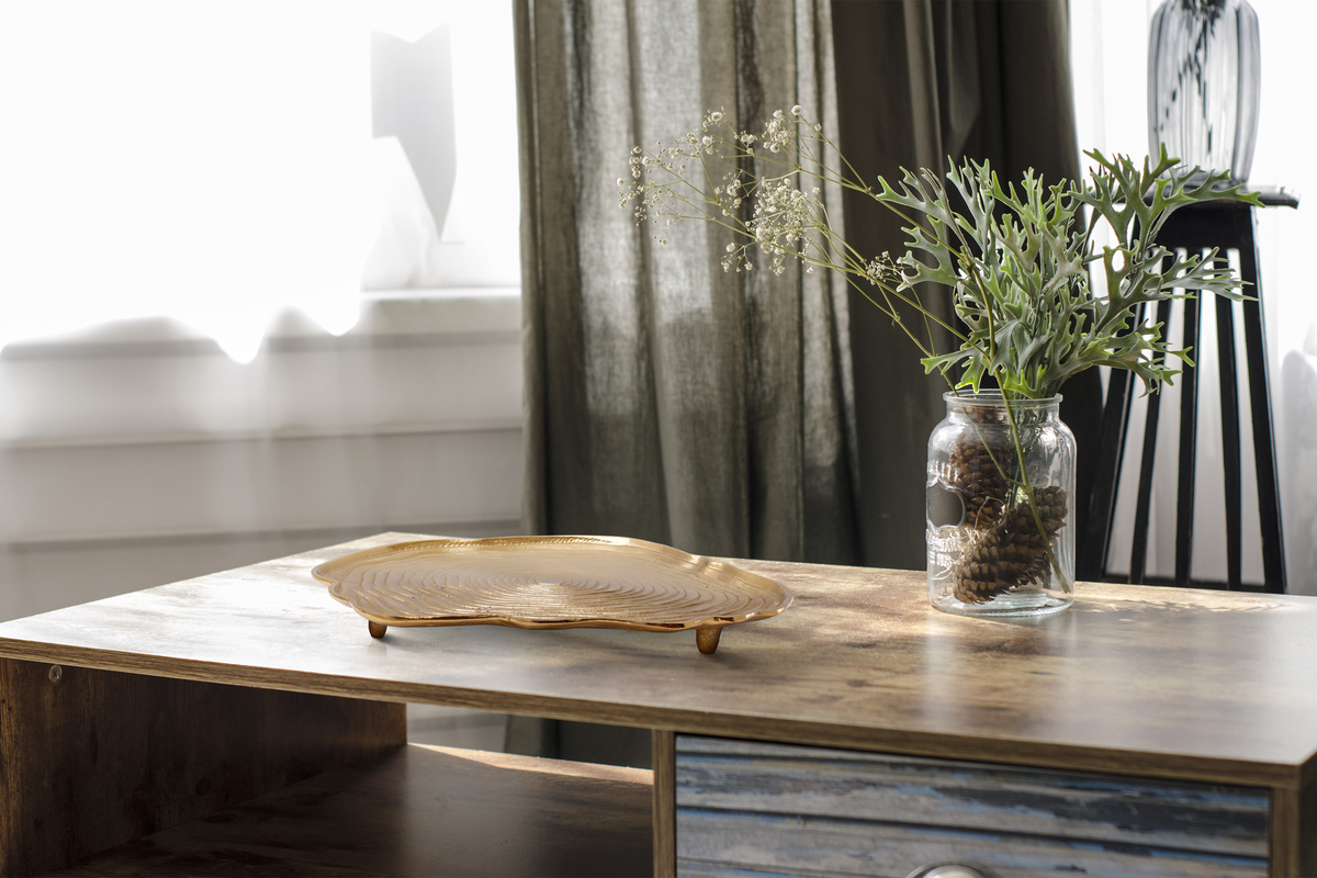 Kayoom Dekotablett Wood Art 425 Gold