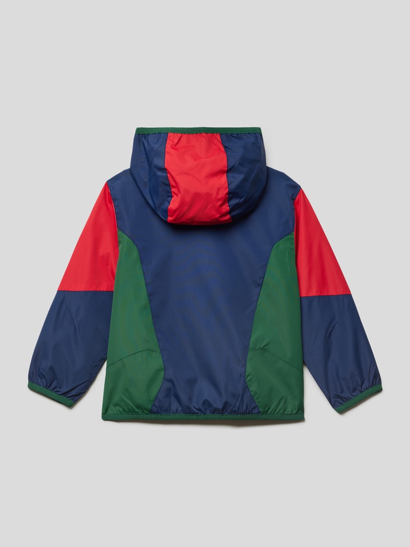 Windbreaker im Colour-Blocking-Design Modell 'VITAL' in marineblau