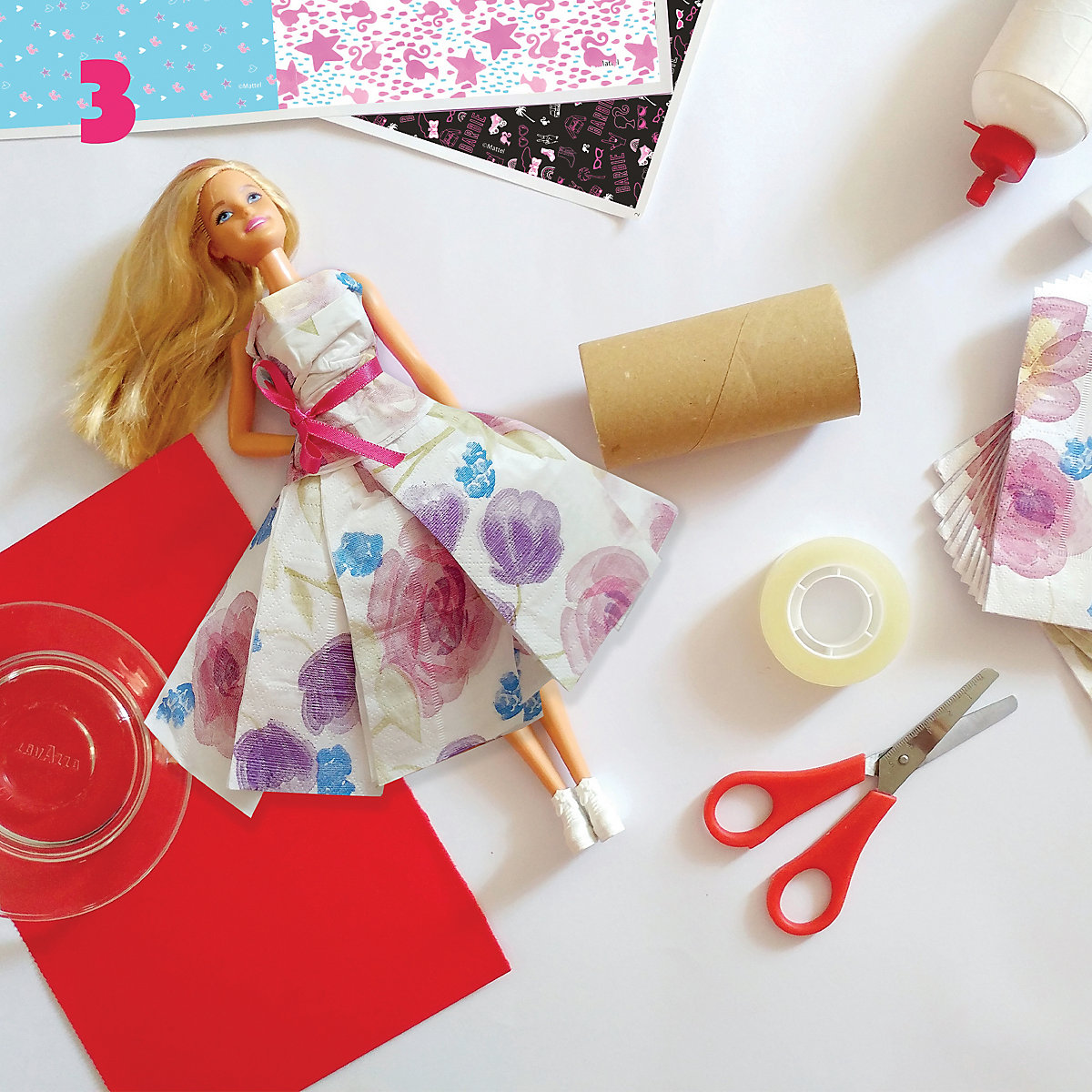 Barbie Modeatelier mit Puppe