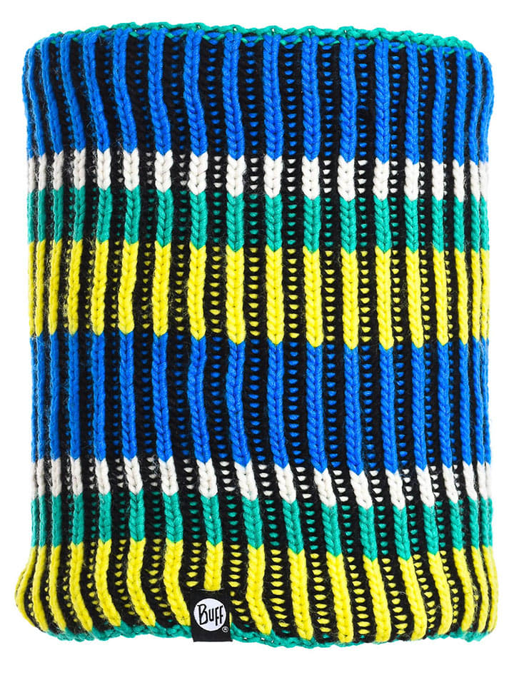 Buff Loop-Schal in Blau/ Gelb/ Grün - (L)29 x (B)28 cm günstig kaufen onesize