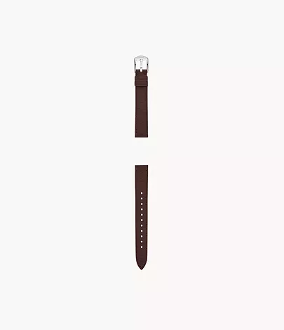 Fossil Band 14 mm LiteHide-Leder dunkelbraun