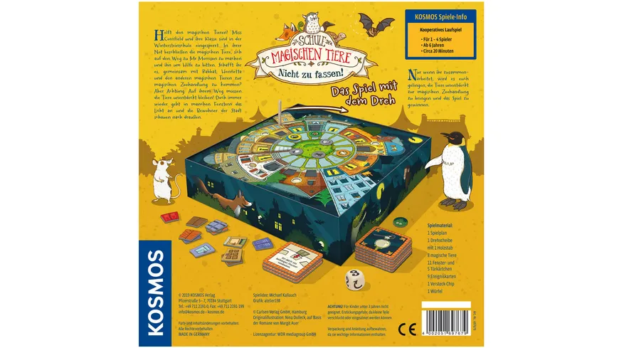 KOSMOS - Die Schule der magischen Tiere - Nicht zu fassen! - Kooperatives Laufspiel