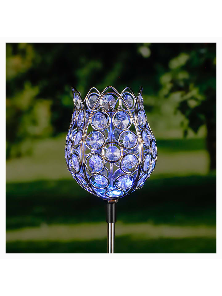 Garden Hero 2er-Set: LED-Solar-Gartenstecker 