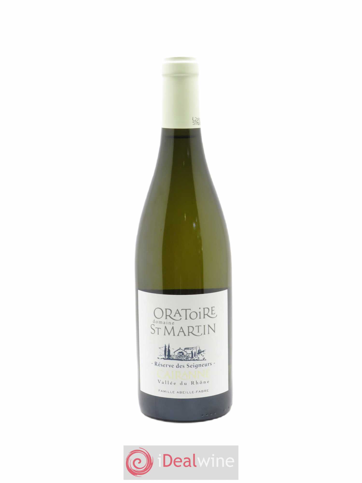 Cairanne Réserve des Seigneurs Oratoire Saint-Martin - Frédéric et François Alary  2020 - Lot de 1 Bouteille