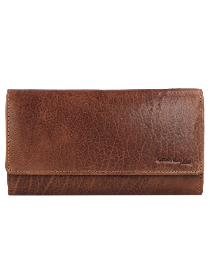 Greenland Nature Nature Geldbörse Leder 18,5 cm in light-brown günstig kaufen onesize
