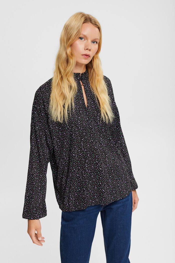 Gemusterte Bluse