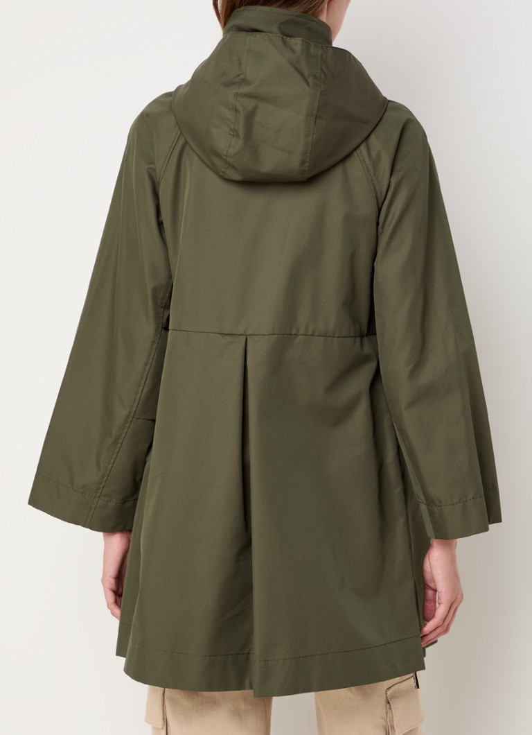 MaxMara Tonaca parka with hood and side pockets