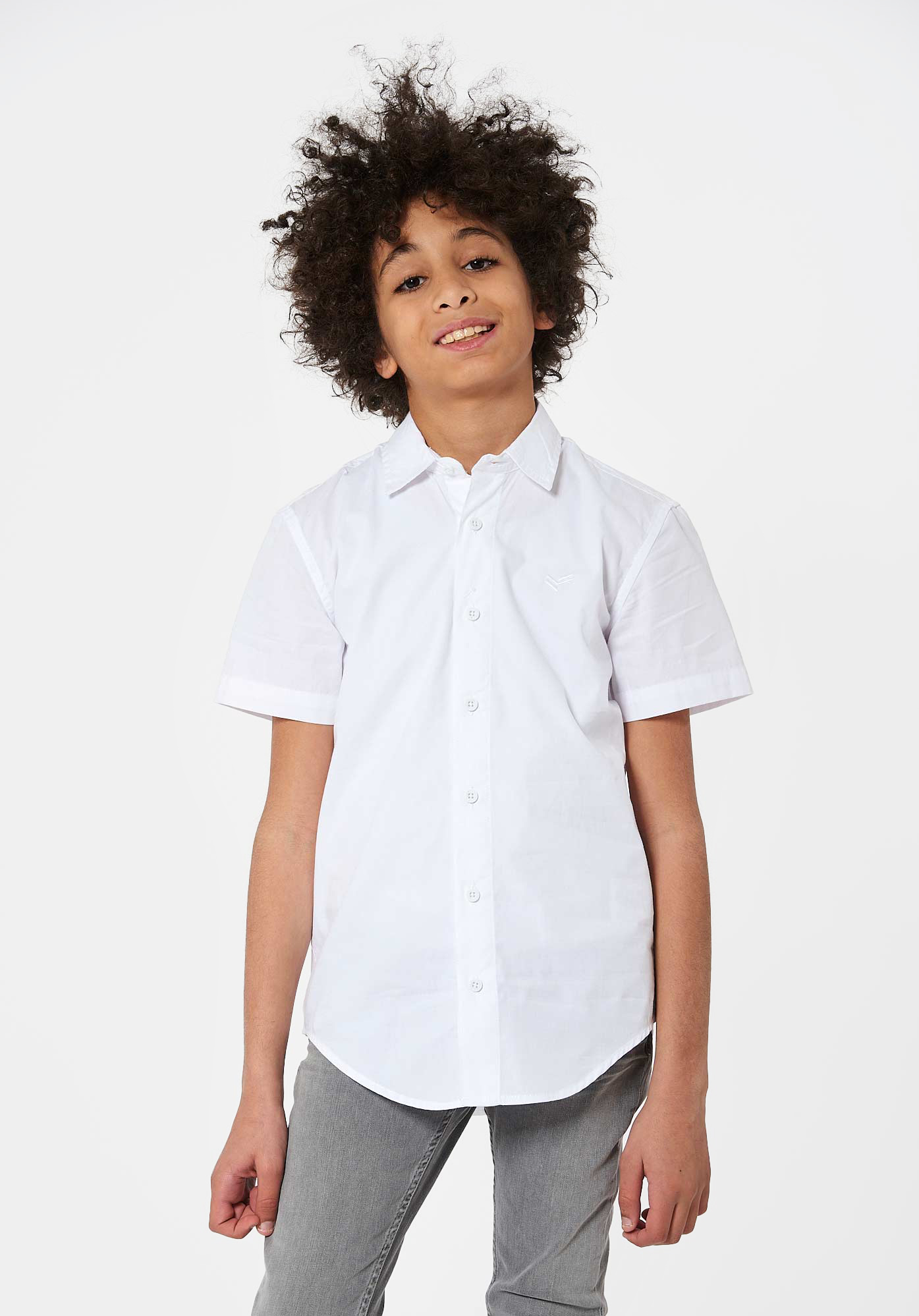 PAO    Chemise blanche Garçon en 100% coton