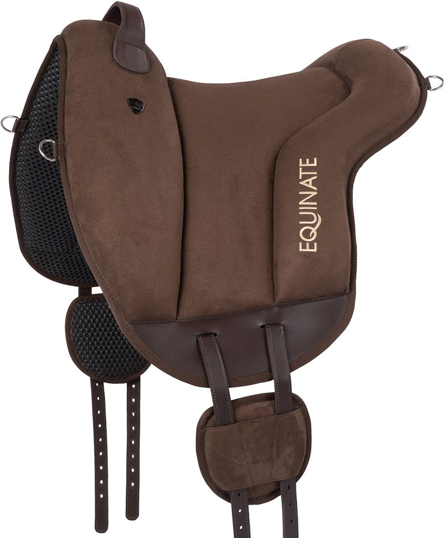 Equinate Wanderreitsattel Reitpad Hamilton, aus synthetischem Wildleder