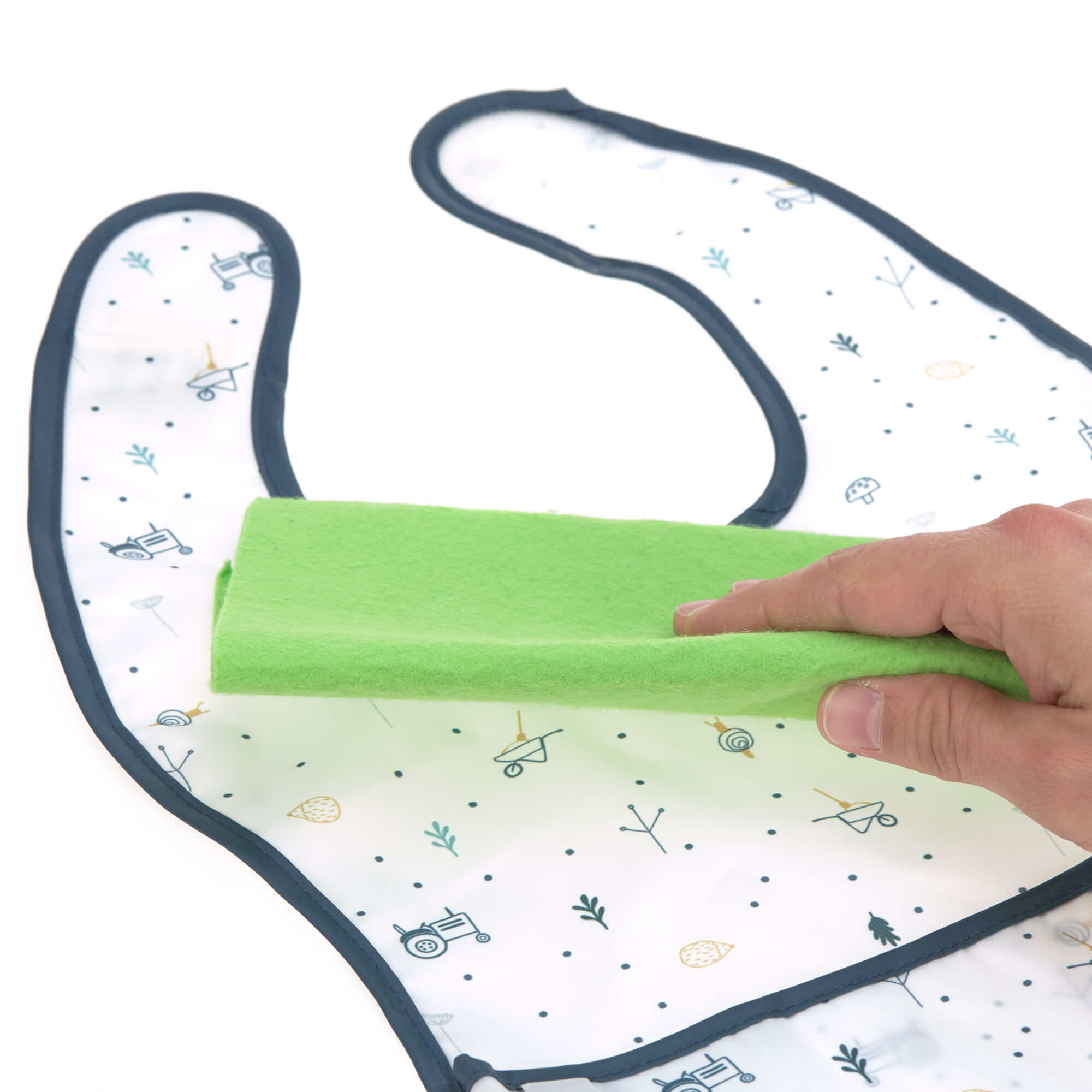 Lätzchen mit Auffangtasche (2 Stk) - Bib Lightweight, Garden Explorer Traktor