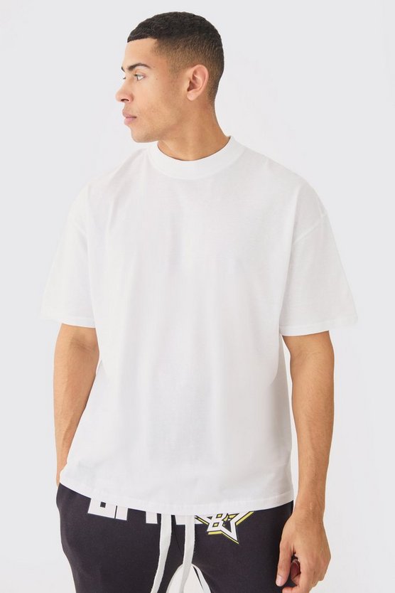 Oversize T-Shirt mit Moto Sport Print