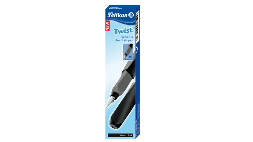 Pelikan Füllhalter Twist schwarz
