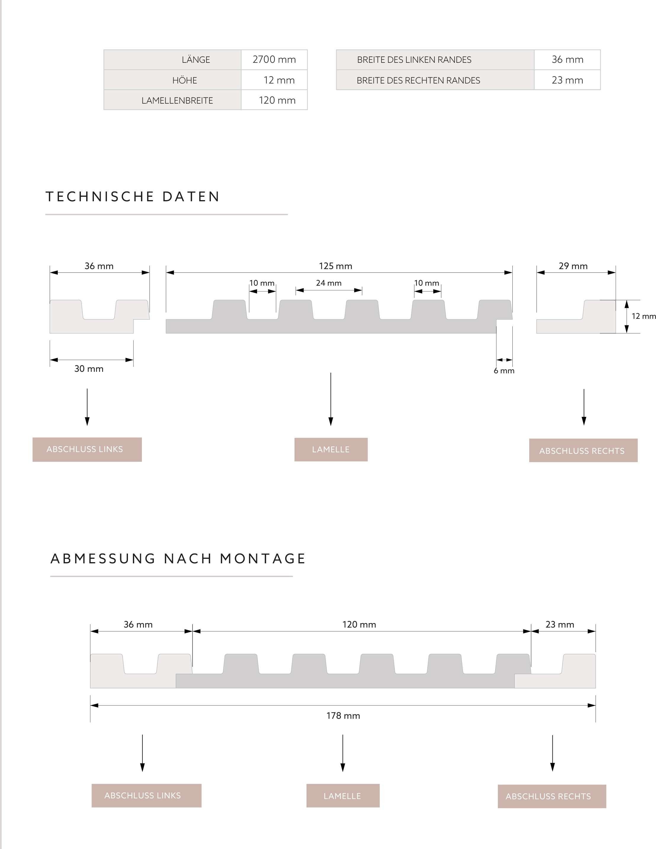 PROVISTON 3D Wandpaneel PROVISTON, Akustik 3D Wandpaneele, Set, 12 x 120 x 2700 mm pro