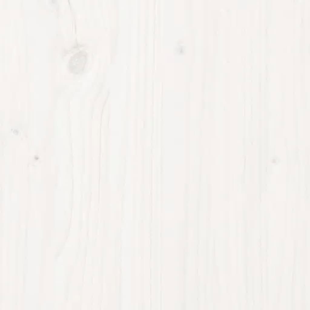 vidaXL Sideboard Highboard Weiß 34x40x108,5 cm Massivholz Kiefer (1 St)