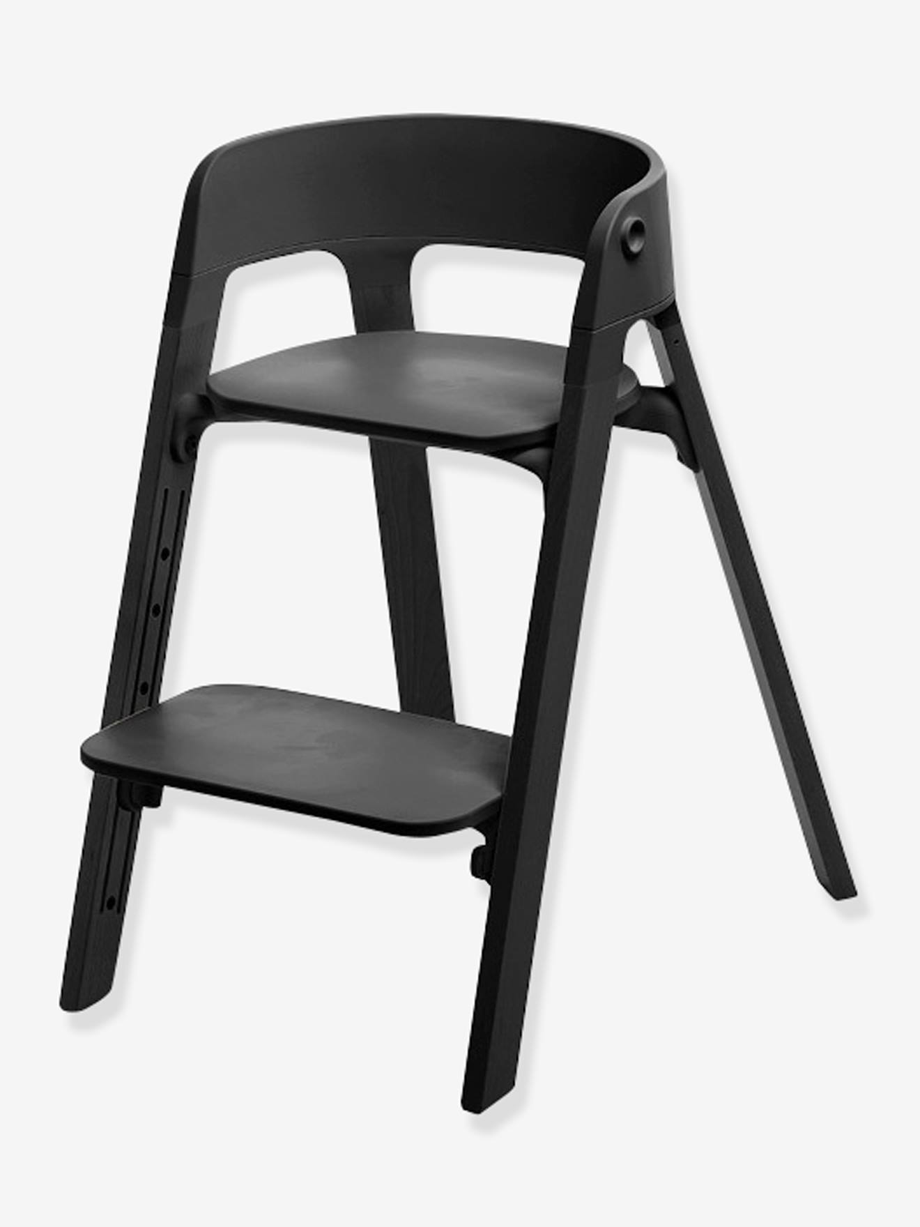 Chaise haute STOKKE Steps noir