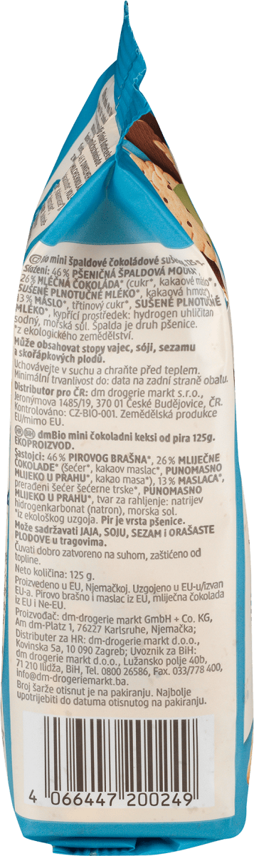 Mini Schokokekse, Dinkel, 125 g