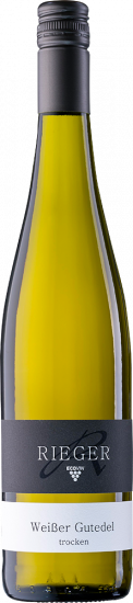 2022 Weißer Gutedel trocken Bio - Weingut Rieger