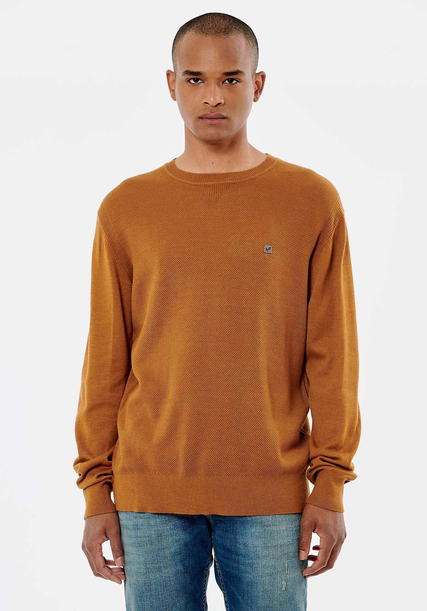 VIYO   Pull marron homme