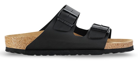 BIRKENSTOCK Pantoletten schwarz Arizona
