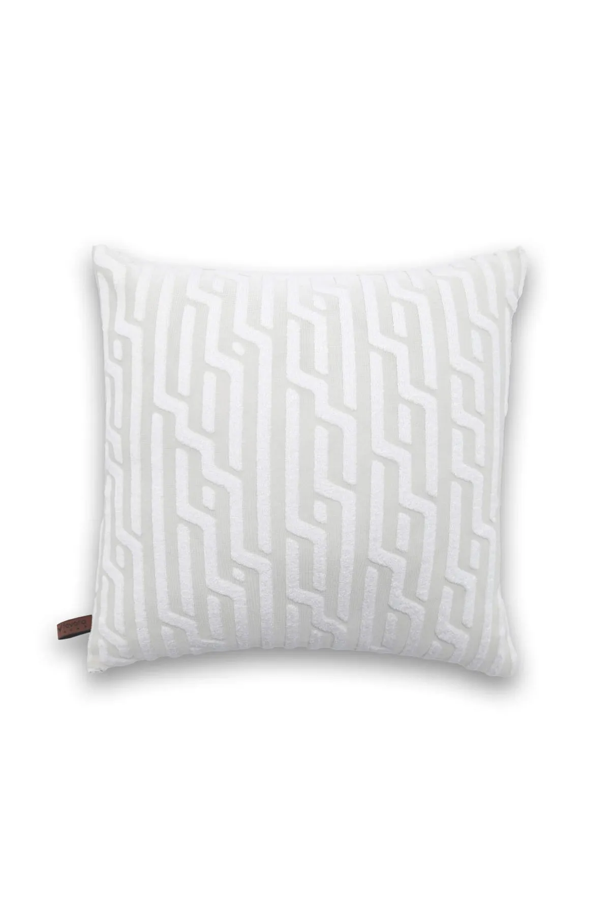 FAVORA  Kissen & Kissenbezug - Beige - Quadratisch