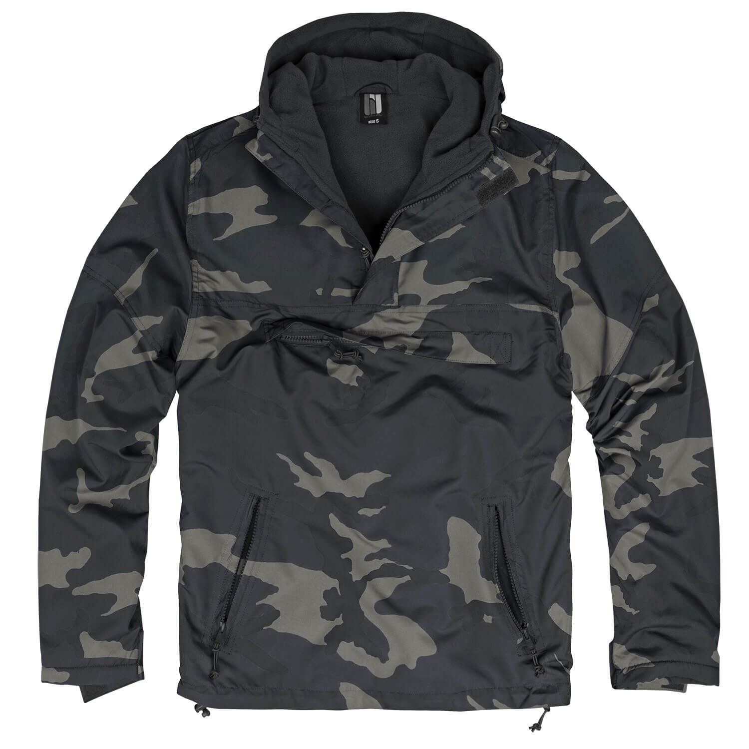 Hooded Windbreaker mit Fleecefutter